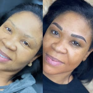 Eyebrow Tattoo result by Studio 15 Aesthetics in Miramar, FL