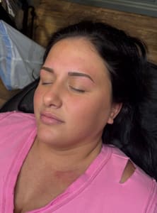 Eyebrow Tattoo result by Studio 90 Salon in Waveland, MS