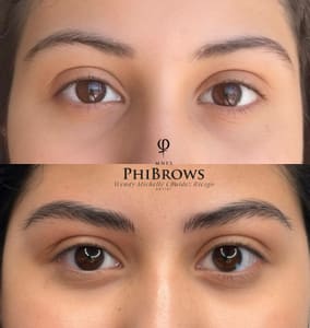 Eyebrow Tattoo result by Studio 92 Beauty Salon in Chandler, AZ