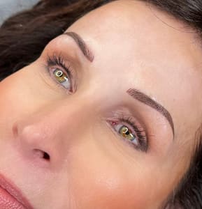 Eyebrow Tattoo result by Studio Aura in Sharon, PA