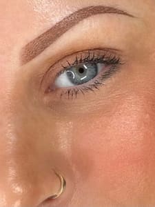 Eyebrow Tattoo result by Studio Aura in Sharon, PA