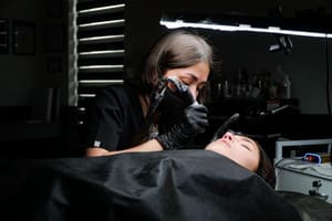 Eyebrow Tattoo result by Studio beautiful permanent makeup in Omaha, NE