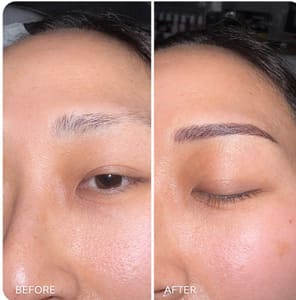 Eyebrow Tattoo result by Studio Booseh Permanent Beauty in Gaithersburg, MD