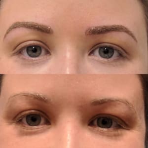Eyebrow Tattoo result by Studio Booseh Permanent Beauty in Gaithersburg, MD