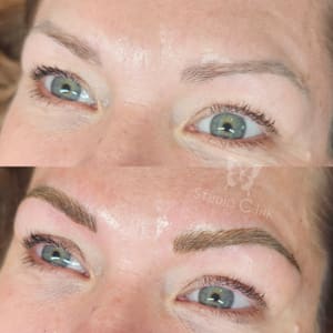 Eyebrow Tattoo result by Studio C Ink in Terre Haute, IN