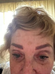 Eyebrow Tattoo result by Studio C Ink in Terre Haute, IN