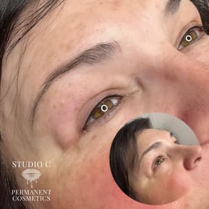Eyebrow Tattoo result by Studio C Permanent Cosmetics in Crossville, TN