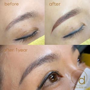 Eyebrow Tattoo result by Studio Dotz On in Tustin, CA