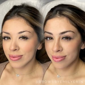 Eyebrow Tattoo result by Studio E Brow Artistry in Temecula, CA