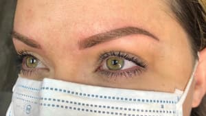 Eyebrow Tattoo result by Studio J'adore Permanent Cosmetica in Fairbanks, AK