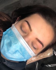 Eyebrow Tattoo result by Studio J'adore Permanent Cosmetica in Fairbanks, AK