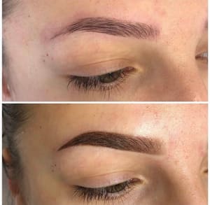 Eyebrow Tattoo result by Studio Luxe Lash in Miami, FL