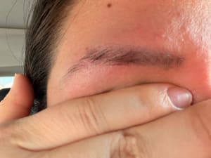Eyebrow Tattoo result by Studio of Aesthetics Detroit in Eastpointe, MI