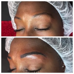 Eyebrow Tattoo result by Studio Royale Llc in Gainesville, VA