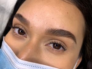 Eyebrow Tattoo result by Stylish Brows permanent make up Studio in Miramar, FL