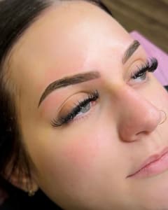 Eyebrow Tattoo result by Styln Brows Makeup Studio in Santa Clarita, CA