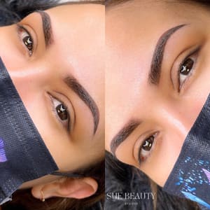 Eyebrow Tattoo result by Sue Beauty Studio in Glen Cove, NY