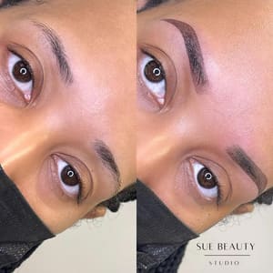 Eyebrow Tattoo result by Sue Beauty Studio in Glen Cove, NY