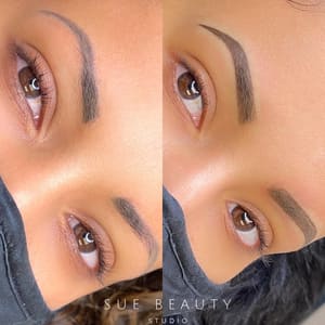Eyebrow Tattoo result by Sue Beauty Studio in Glen Cove, NY