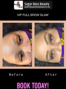Eyebrow Tattoo result by Sugar Boss Beauty in Brockton, MA