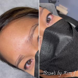 Eyebrow Tattoo result by Sugar Lash Beauty Bar in Costa Mesa, CA