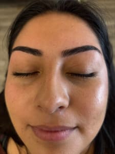 Eyebrow Tattoo result by Sukh Beauty Spa in Salinas, CA