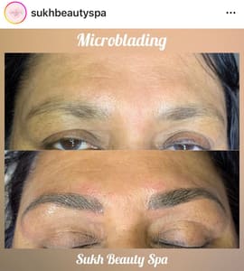 Eyebrow Tattoo result by Sukh Beauty Spa in Salinas, CA