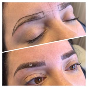 Eyebrow Tattoo result by Suku Beauty Lounge LLC in St Louis, MO