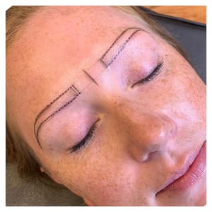 Eyebrow Tattoo result by Suku Beauty Lounge LLC in St Louis, MO