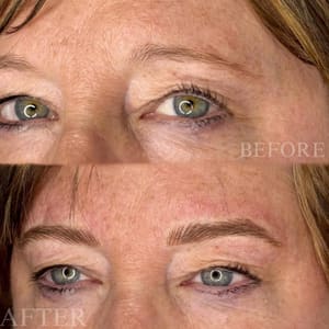 Eyebrow Tattoo result by Sundara Cosmetics in Reinholds, PA