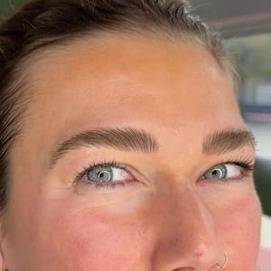 Eyebrow Tattoo result by Sundara Cosmetics in Reinholds, PA