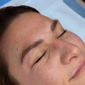 Eyebrow Tattoo result by Sundara Cosmetics in Reinholds, PA
