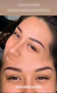Eyebrow Tattoo result by Sunflower Beauty by Emi in Torrance, CA