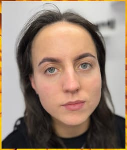 Eyebrow Tattoo result by SUNFLOWER permanent makeup studio in Bellevue, WA