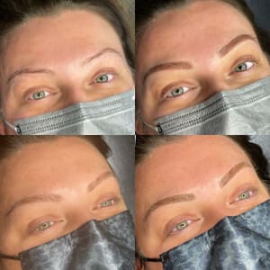 Eyebrow Tattoo result by Surface Tattoo and Skin Studio in Charlotte, NC