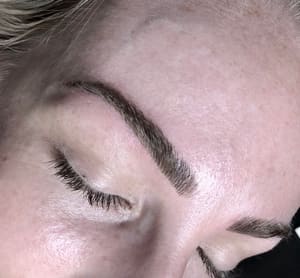 Eyebrow Tattoo result by Surface Tattoo and Skin Studio in Charlotte, NC