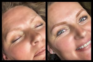 Eyebrow Tattoo result by Surface Tattoo and Skin Studio in Charlotte, NC