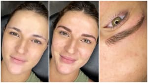 Eyebrow Tattoo result by Surreal Beauty Ink in Naples, FL