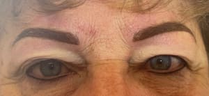 Eyebrow Tattoo result by Susana's Permanent Makeup & Skin Care Center, LLC in Wausau, WI