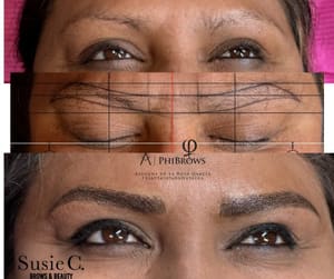 Eyebrow Tattoo result by Susie C Brows and Beauty in Sherman, TX