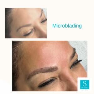 Eyebrow Tattoo result by Susies Day Spa & Studio Academy in Mesquite, TX