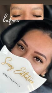Eyebrow Tattoo result by Susy Esthetics LLC in Maumelle, AR