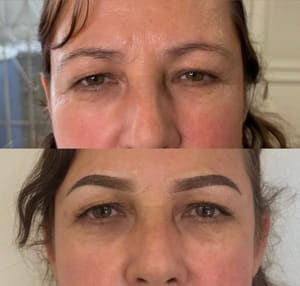 Eyebrow Tattoo result by Suzee Ombre Powder Brows in San Bernardino, CA