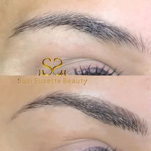 Eyebrow Tattoo result by Suzi Suzette Beauty in Houston, TX
