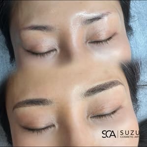 Eyebrow Tattoo result by Suzu Cosmetic Art in Mckinney, TX