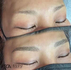 Eyebrow Tattoo result by Suzu Cosmetic Art in Mckinney, TX