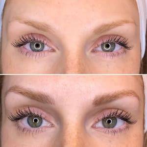 Eyebrow Tattoo result by Swamp Mermaid Beauty Project in Austin, TX