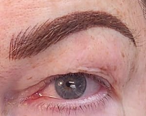 Eyebrow Tattoo result by Swan Consulting Permanent Cosmetics in Glen Burnie, MD