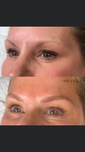 Eyebrow Tattoo result by Swanky! Paramedical aesthetics in Puyallup, WA