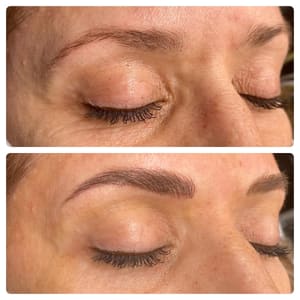 Eyebrow Tattoo result by Sweet Pea Permanent Cosmetics in Casper, WY